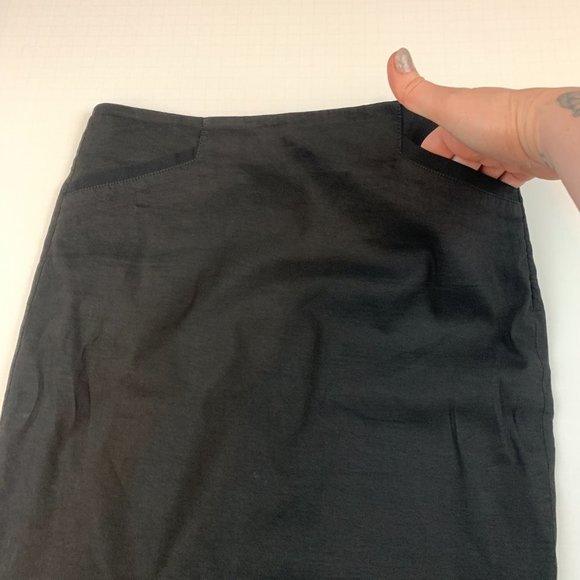 Bebe Black Pencil Skirt with Pockets, size 8 - Picture 4 of 14